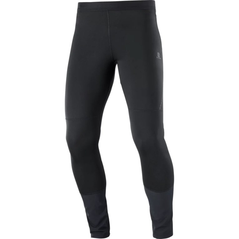 Salomon Cross Men's Running Tights Black | CA 89C47
